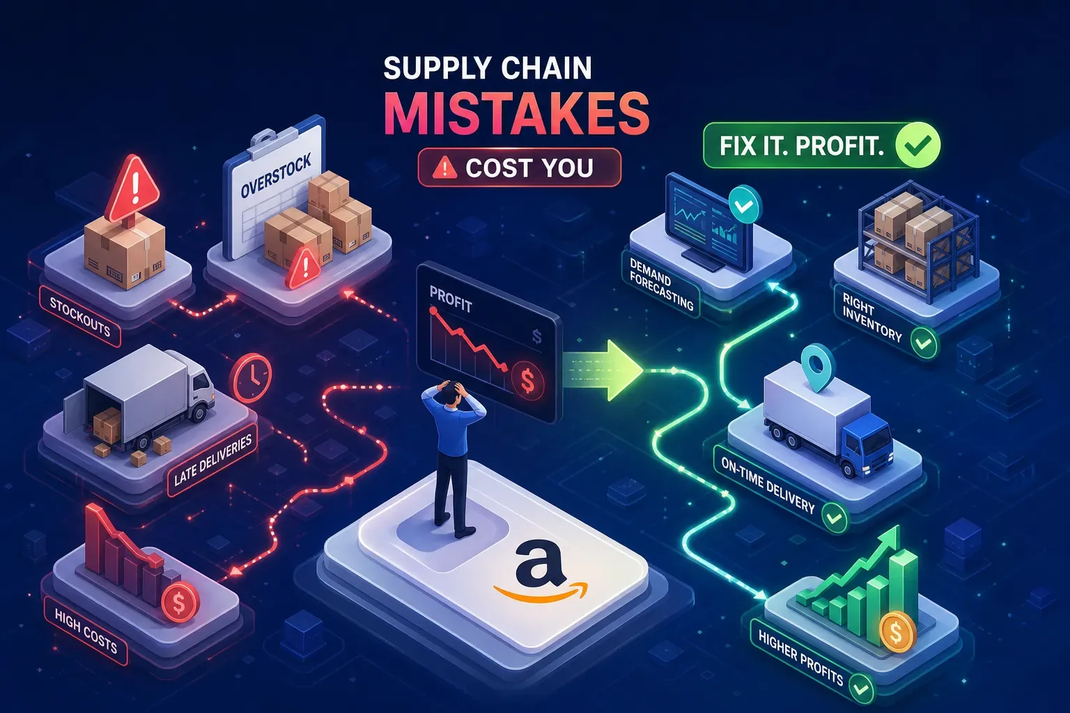 most costly supply chain mistakes amazon sellers make and how to fix them